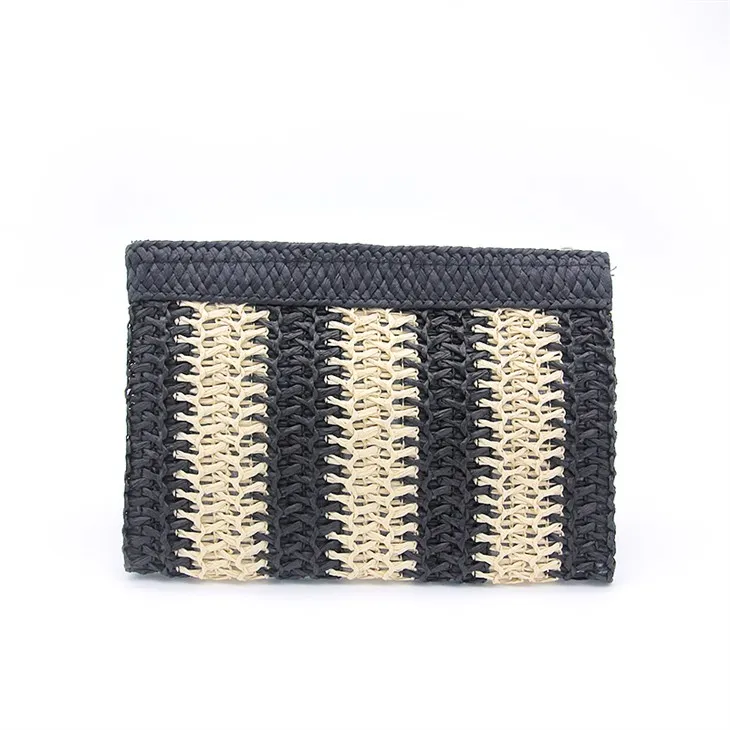 কালো ছোট ক্রোশেট ব্যাগ