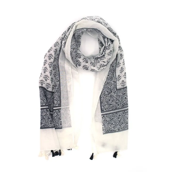 ফুলের পলি মহিলাদের স্কার্ফ