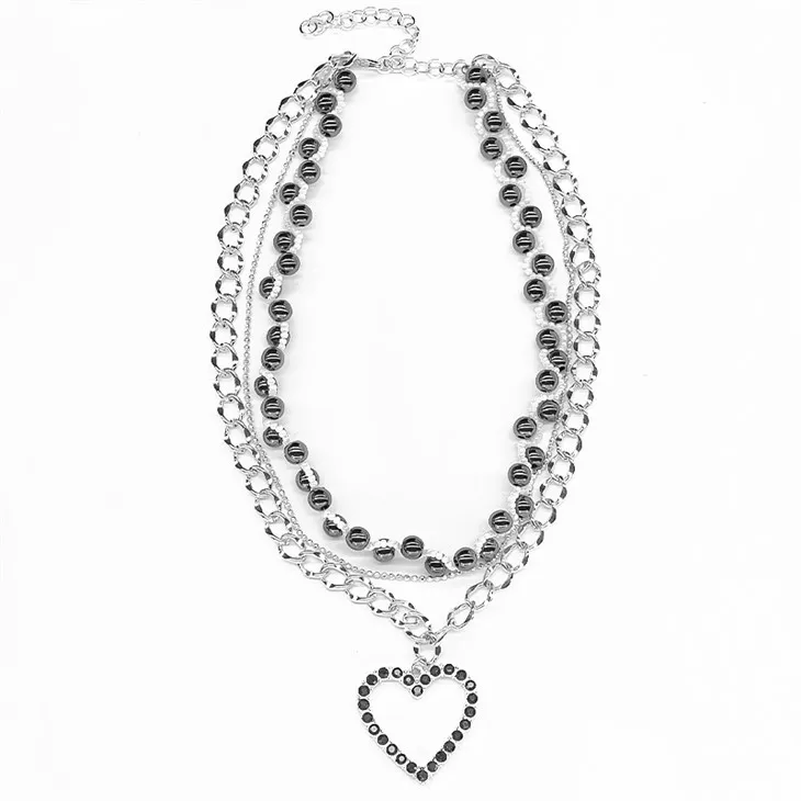 হার্ট নেকলেস সেট