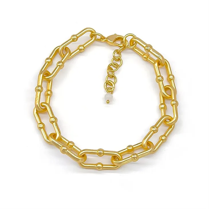 গোল্ডেন পেপারক্লিপ ব্রেসলেট